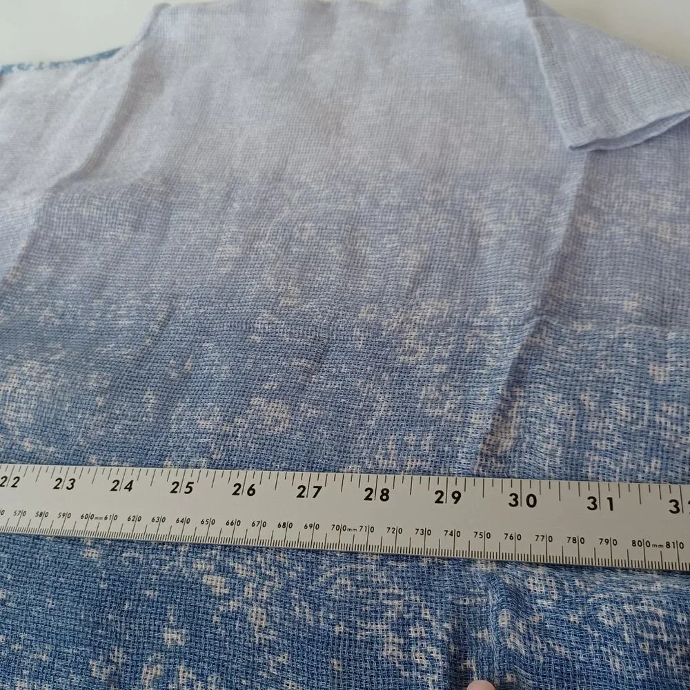 J Jill Pure Jill Ombre Linen Airy-Weave Poncho Size M/L NEW - Picture 10 of 14